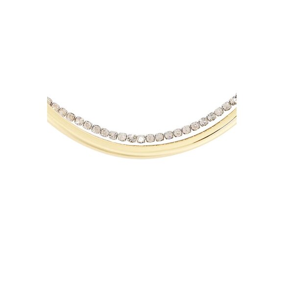 Demarson Talitha Necklace in Gold, Silver, & Crystal - Picture 3 of 4